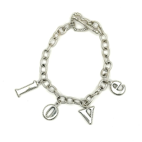 LAGOS Jewelry - Lagos LOVE Silver Charm Bracelet